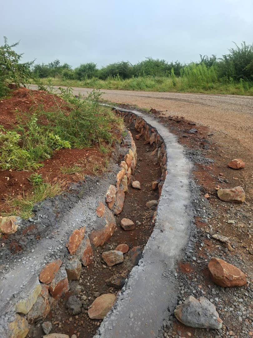 Concrete Drainage Ditch
